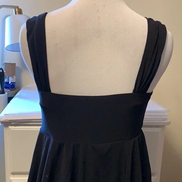 Cache black cascading ruffle dressy tank top - Picture 6 of 10